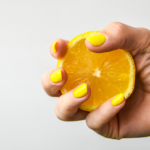 Yellow Artificial Nails